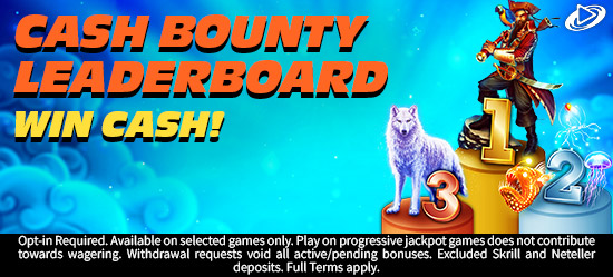 PLAYTECH - Cash Bounty Leaderboard