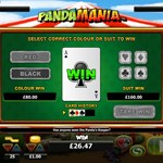 Pandamania Gamble Win
