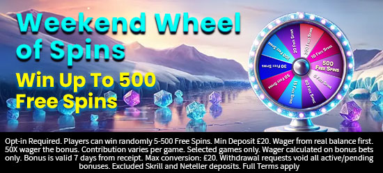 Weekend Wheel Of Spins