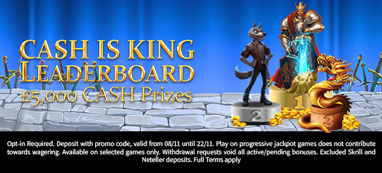 Cash is King Leaderboard