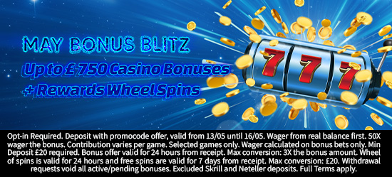 May Bonus Blitz