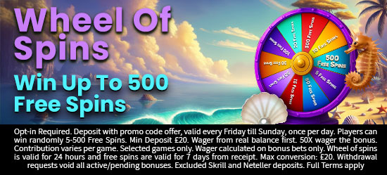 Weekend Wheel Of Spins