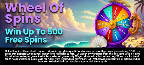 Weekend Wheel Of Spins